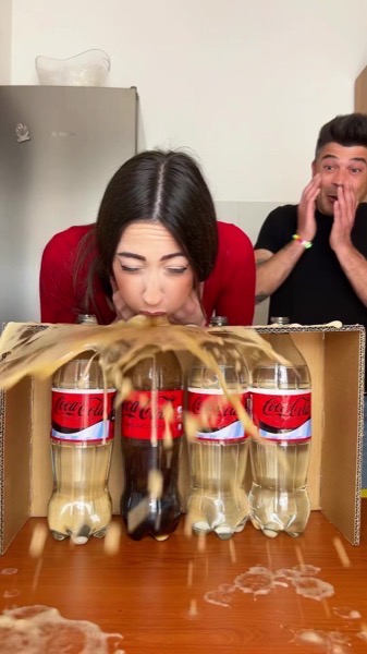 Cola Mentos Challenge
